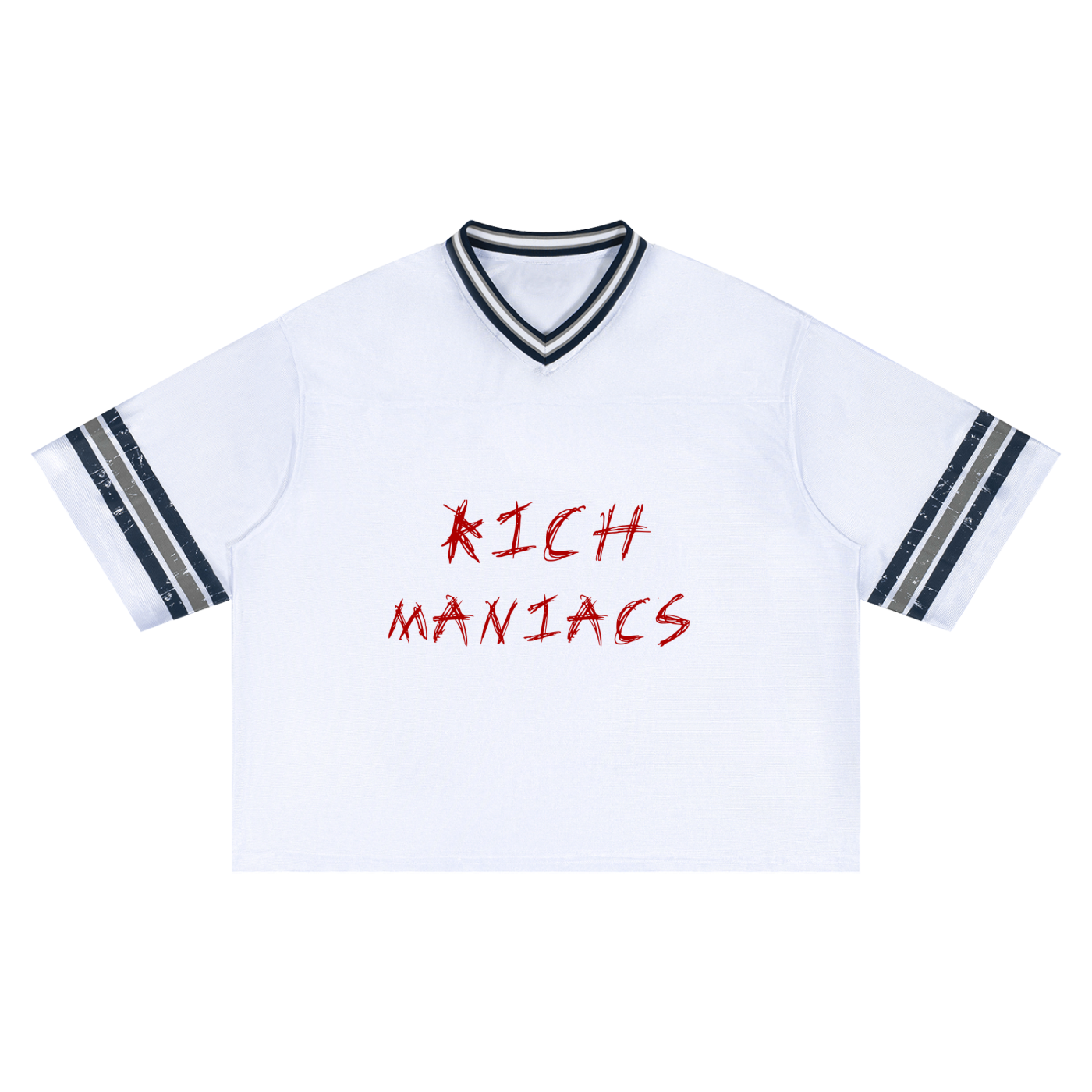 Unisex Boxy Striped Soccer Jersey