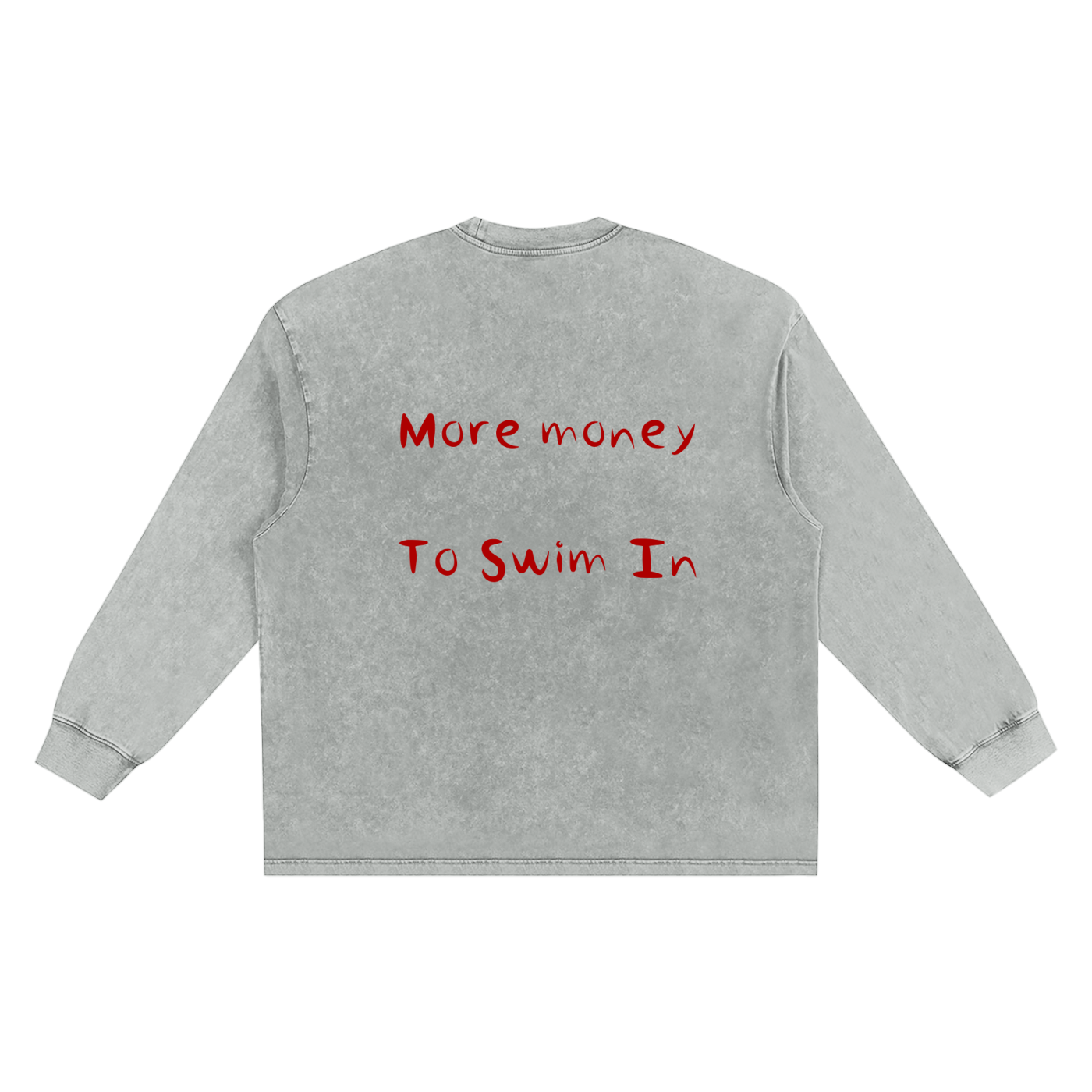 Snow Washed Frayed Edge T-Shirt