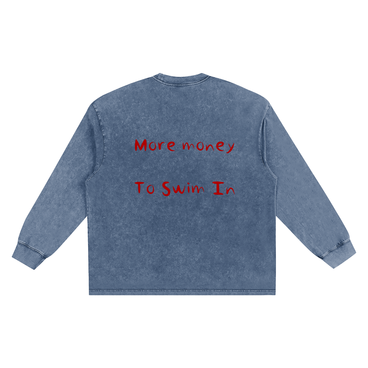 Snow Washed Frayed Edge T-Shirt