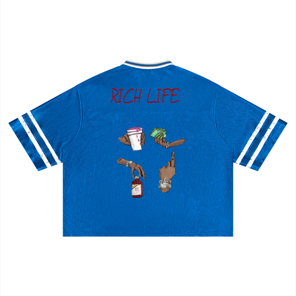 Unisex Boxy Striped Soccer Jersey